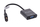 Kabllo adapter HDMI në VGA me audio, 20 cm, e zezë