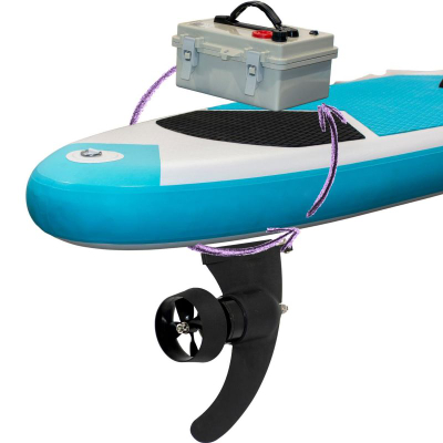 Motor elektrik për dërrasë SUP XQ Max, 200W, bateri 36V 10Ah, i zi