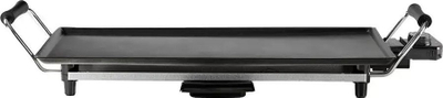 Grill elektrik tavoline Nedis Teppanyaki, 47.5cm x 26.5cm, me veshje jo ngjitëse, ngjyrë e zezë