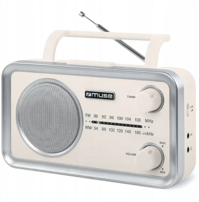 Портативно радио Muse MF-060, FM MW, излез за слушалки, боја песок