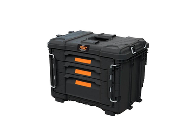 Kuti veglash Keter ROC Pro Gear 2.0 XL, 3 sirtarë, modulare, e zezë