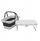 Kosh pikniku InnovaGoods Platinet Camping, 16L, i palosshëm, bardh e gri