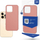 Mbulesë telefoni 3MK Matt Case Lychee për iPhone 13 Pro, TPU, rozë mat