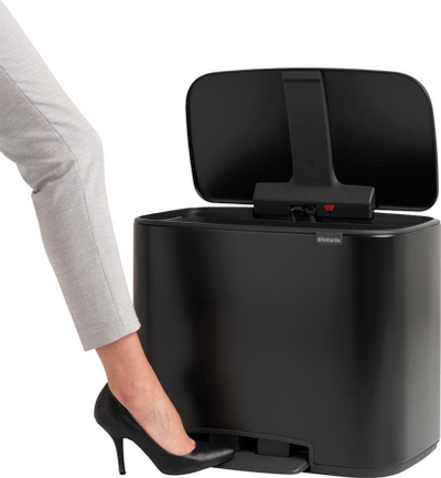Brabantia Bo Педална Канта за Отпадоци, 36 L, Matt Black