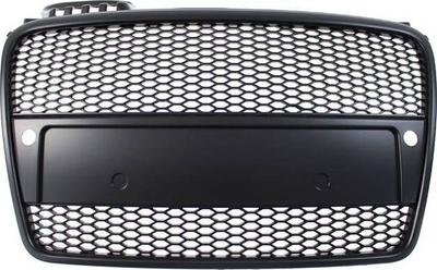 Grill radiator MTuning për Audi A4 B7, RS Style, me PDC, ngjyrë e zezë