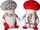 Figurinë tekstile dekorative Cooky Chef, 28 cm, shumëngjyrëshe