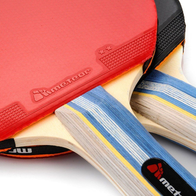 Set pingpongu Meteor, 2 paleta, 3 topa, portokalli