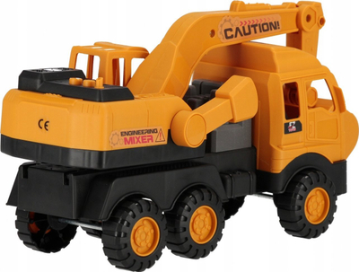 Lodër eskavator kamion Mega Creative 544910, 27cm, plastikë, portokalli