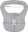 Peshë kettlebell Funfit 8 kg për ushtrime force, e zezë