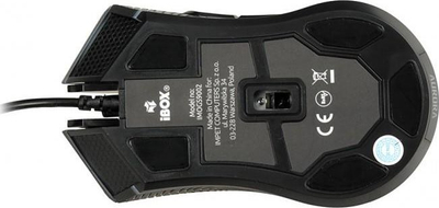 Гејминг глушец IBOX Aurora A-3, USB, 6200 DPI, црн