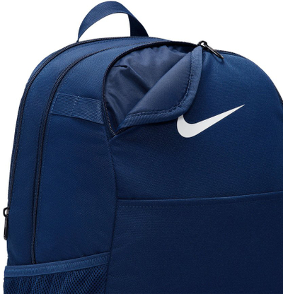 Shpinë Nike Brasilia, 24L, xhep laptopi 15", blu e errët