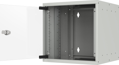Kabinet muri për rrjet 10" 4U Triton, thellësi 300 mm, RAL7035, gri