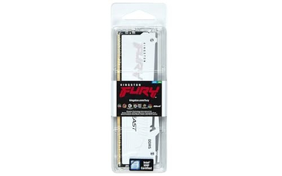 RAM Kingston FURY Beast 32GB DDR5, 6000MT/s, RGB, i bardhë