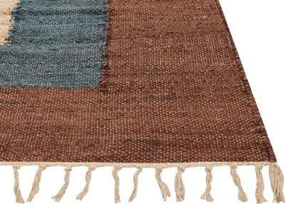 Tapet boho pa markë, 200 x 300 cm, prej jute dhe pambuku, shumëngjyrësh