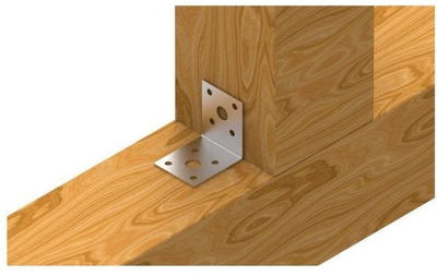 Kënd metalik Fixator ANGLE BRACKET 50x50x40x2.0, për konstruksione, metalik