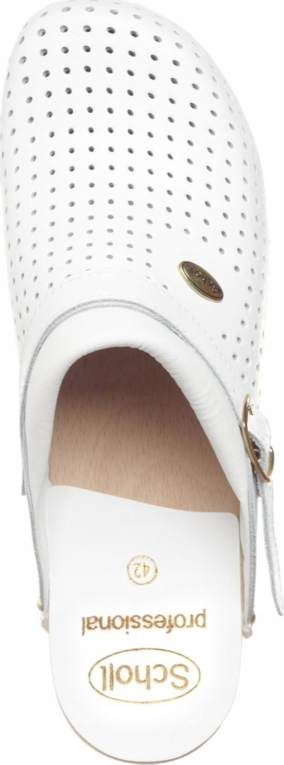 Sabot profesionist Dr. Scholl Supercomfort, mjekësor, nr. 39, i bardhë