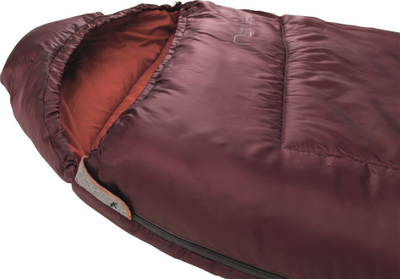 Thes gjumi Easy Camp Nebula M, formë mummy, pranverë‑vjeshtë, i kuq i errët