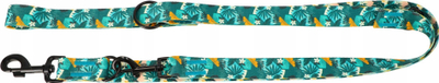 Zinxhir i rregullueshëm për qen Dingo Dingo City Monstera, 3x220cm, jeshil