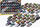 Set lodra vetura die-cast, 50 copë, shumëngjyrëshe