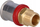 Zhvandës press KAN-therm, 25x1/2", me filet mashkullor, bronz