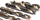 Set tapa shpimi SilverTools S11533, HSS, M3–M10, 6 copë