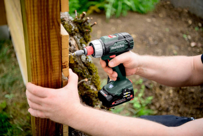 Trapano kaçavidë Metabo BS 18 L Quick, 18V, 2Ah Li Ion, brushless