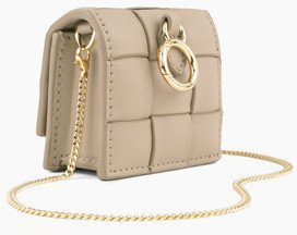 Торбичка за слушалки Ideal of Sweden Mini Braided Bag, со заштитна навлака, беж
