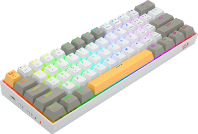 Tastierë mekanike Redragon Draconic Pro K530, 60%, RGB, e bardhë gri