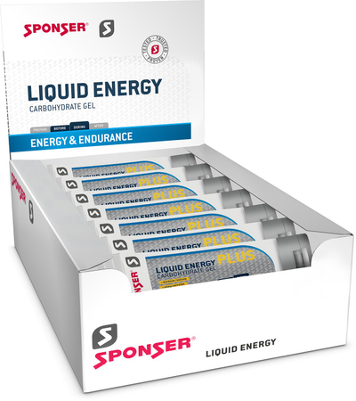 Енергетски гел Sponser Liquid Energy Plus, 18x70g, дисплеј