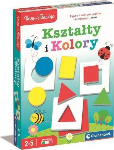 Lojë edukative Clementoni Learning by playing Shapes and Colors, forma dhe ngjyra, shumëngjyrëshe