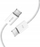Kabllo karikimi Tech‑Protect UltraBoost Classic, USB‑C në USB‑C, 25 cm, 60W, e bardhë