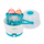 Sterilizues biberonash U-Grow, për 6 biberona, plastik, i bardhë