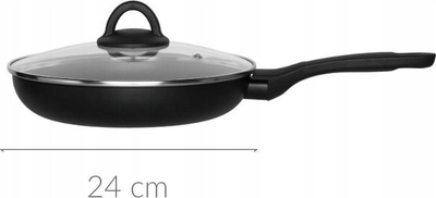 Tigan Deal Fry Pan, 24cm, kapak qelqi, i zi