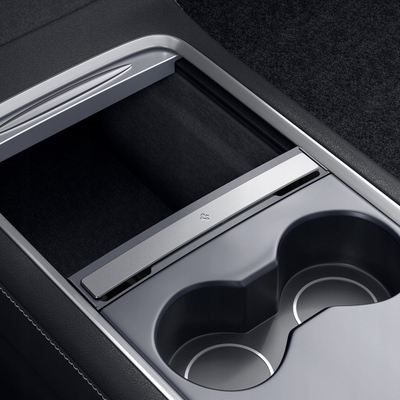 Organizues kabllosh Spigen Tesla Cable Organizer Station, për Model 3 dhe Model Y, magnetik, i zi