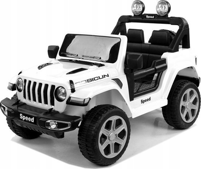 Makina me bateri Lean Cars FT-938 4x4, 12V, me telekomandë, e bardhë