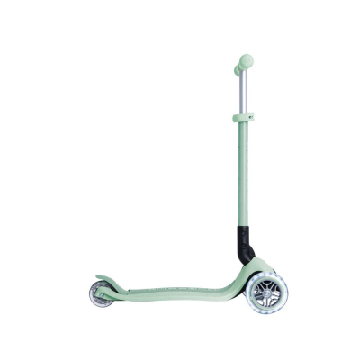 Trotinet Globber Primo Foldable Lights Ecologic Jr, 3 rrota, me drita LED, jeshil