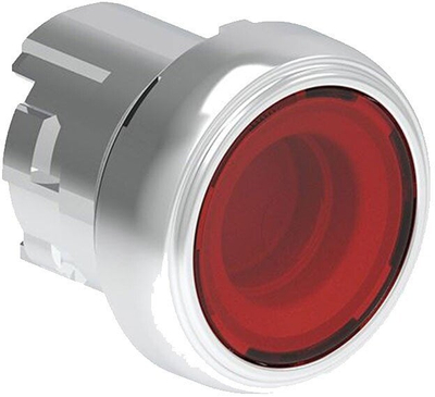 Buton metalik Lovato LPSBL104, 22mm, i kuq