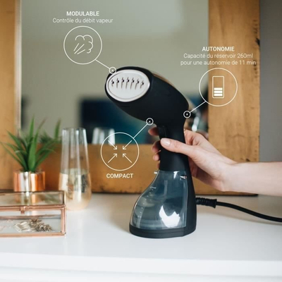 Hekur me avull portativ SteamOne S-Travel, 1400 W, i zi