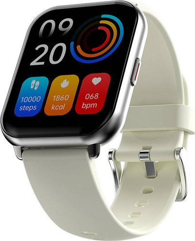 Паметен часовник HiFuture FutureFit Zone 2, 1.96\", IP68, беж