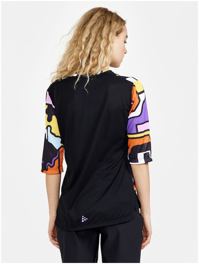 Bluzë çiklizmi Craft Offroad Core Bike SS Tee W, për femra, shumëngjyrëshe