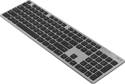 Set tastierë dhe maus ASUS W5000, wireless 2.4 GHz, të hirtë