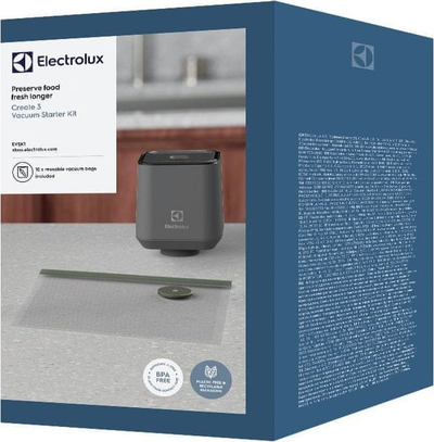 Mbyllës vakumi Electrolux EVSK1, pa kabllo, set me qese dhe karikues, i bardhë
