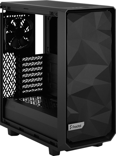 Kasë Fractal Design Meshify 2 Compact TG Light Tint, e zezë, Midi Tower
