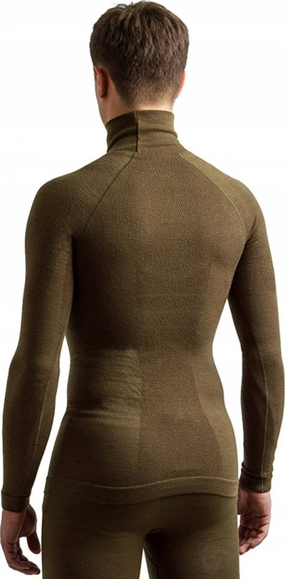 Bluzë termo Brubeck Ranger Wool, lesh Merino, me mëngë t’gjata, madhësia M, e zezë