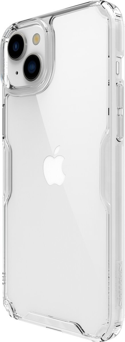 Mbështjellës telefoni Nillkin Nature Pro, për iPhone 15 Plus, transparent
