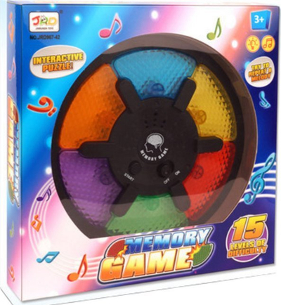 Loja elektronike Interactive Memory Game, me drita edhe zëra, 15 nivele, me shumë ngjyra