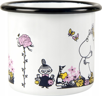 Filxhan esmalti Muurla Hugging Moomins and Little My, 250ml, me figura, i bardhë