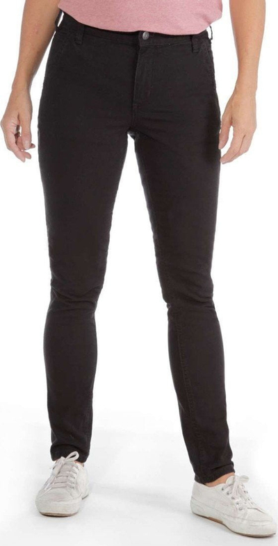 Pantallona Carhartt Crawford Slim-Fit, për femra, tekstil, të zeza, përmasa 10