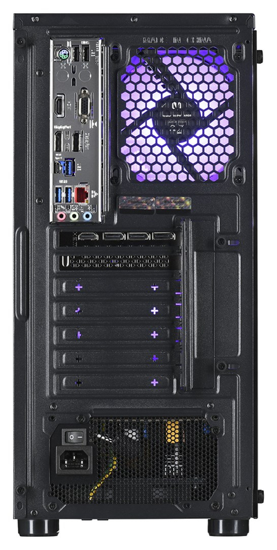 Десктоп гејминг компјутер Actina Ryzen 5 5600, 16GB RAM, 1TB SSD, RTX 4060, црн