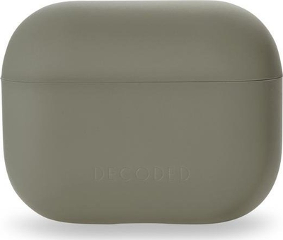 Etui silikoni për AirPods 3 Decoded Aircase, i hollë, polikarbonat dhe silikon, ngjyrë ulliri